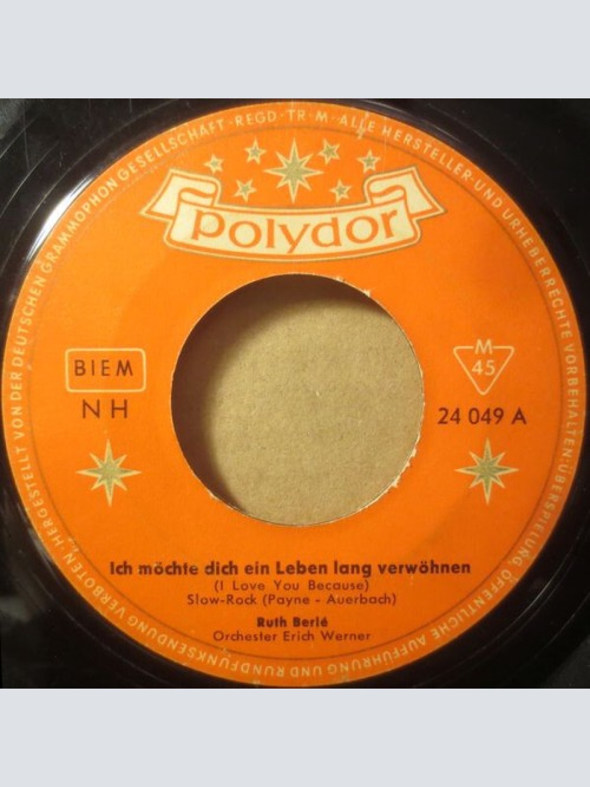 7", Single Ruth Berlé - Ich Möchte Dich Ein Leben Lang Verwöhnen