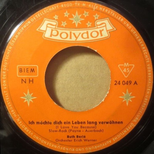 7", Single Ruth Berlé - Ich Möchte Dich Ein Leben Lang Verwöhnen