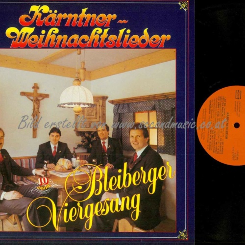 LP--Bleiberger Viergesang – Kärntner- Und Weihnachtslieder / NM