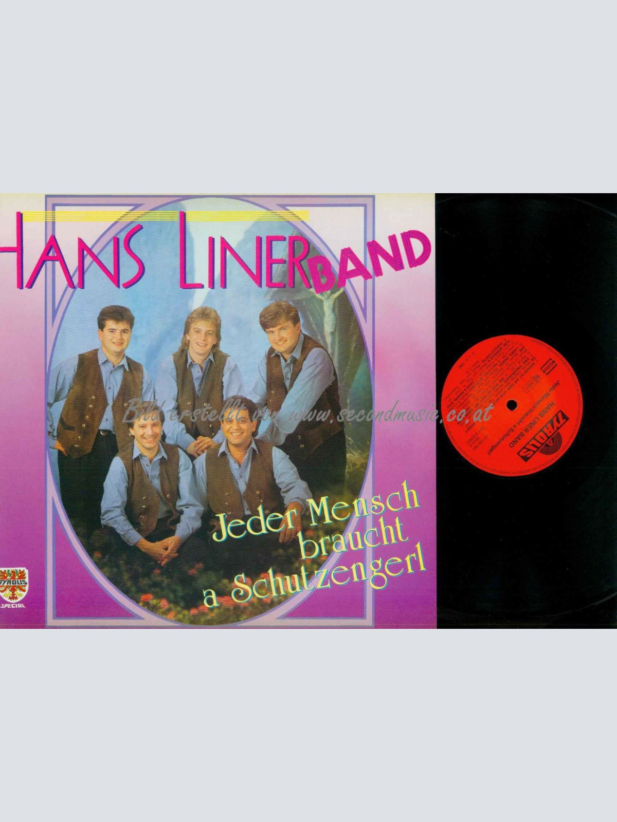 LP--Hans Liner Band – Jeder Mensch Braucht A Schutzengerl / NM
