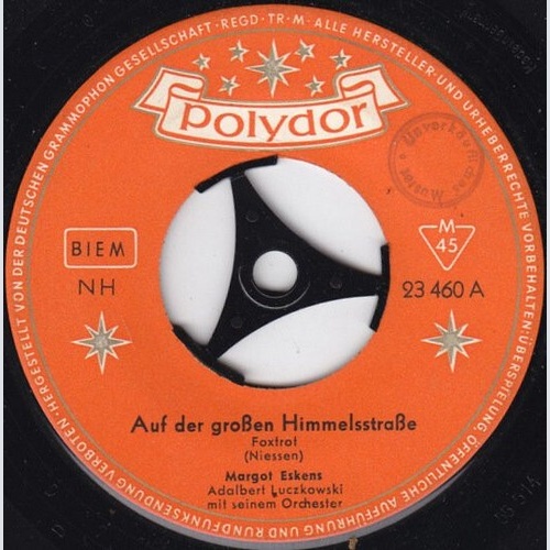 7", Single, Mono Margot Eskens - Auf Der Großen Himmelsstraße