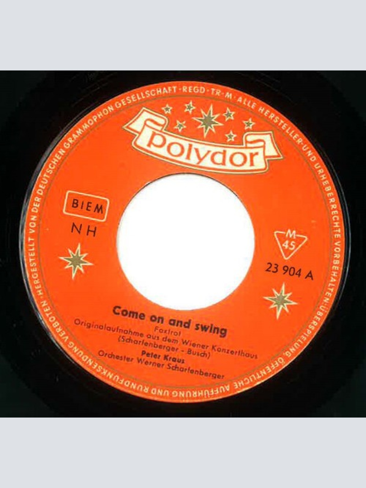 7", Single, Mono Peter Kraus - Come On And Swing / Du Paßt So Gut Zu Mir