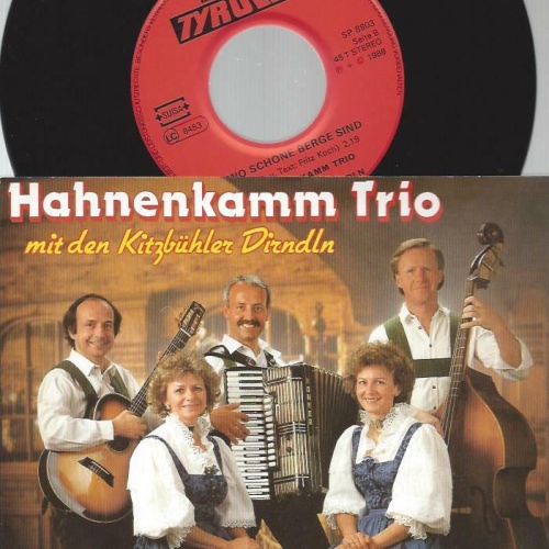 7" Hahnenkamm Trio Mit Den Kitzbühler Dirndln – Mama I Bitt' Di Schau Oba
