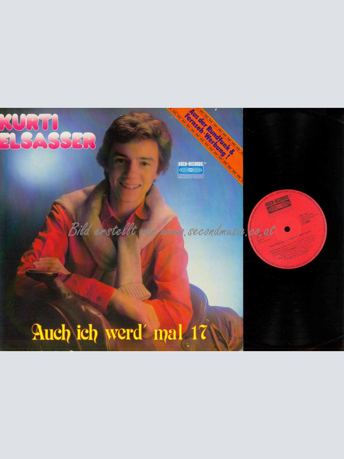 LP--Kurti Elsasser – Auch Ich Werde Mal 17 /   NM