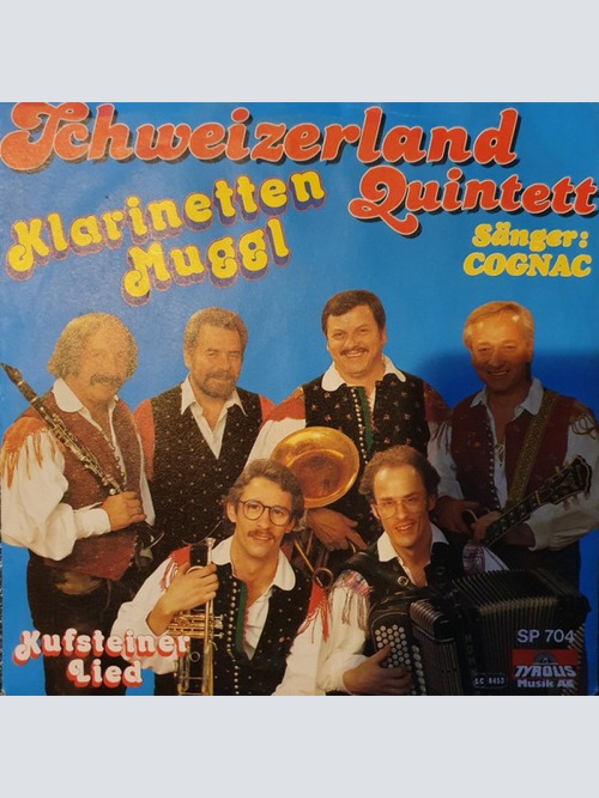 7" Schweizerland Quintett - Klarinetten Muggl