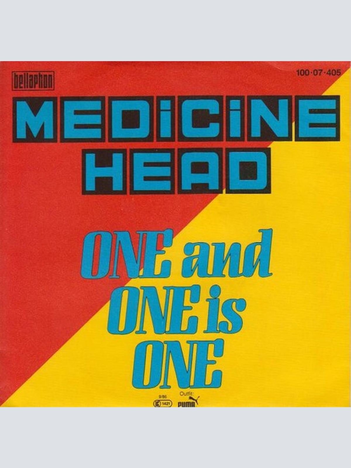 7", Single Medicine Head (2) - One And One Is One