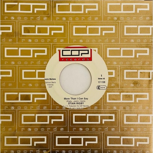 7" Stian Rigby - More Than I Can Say