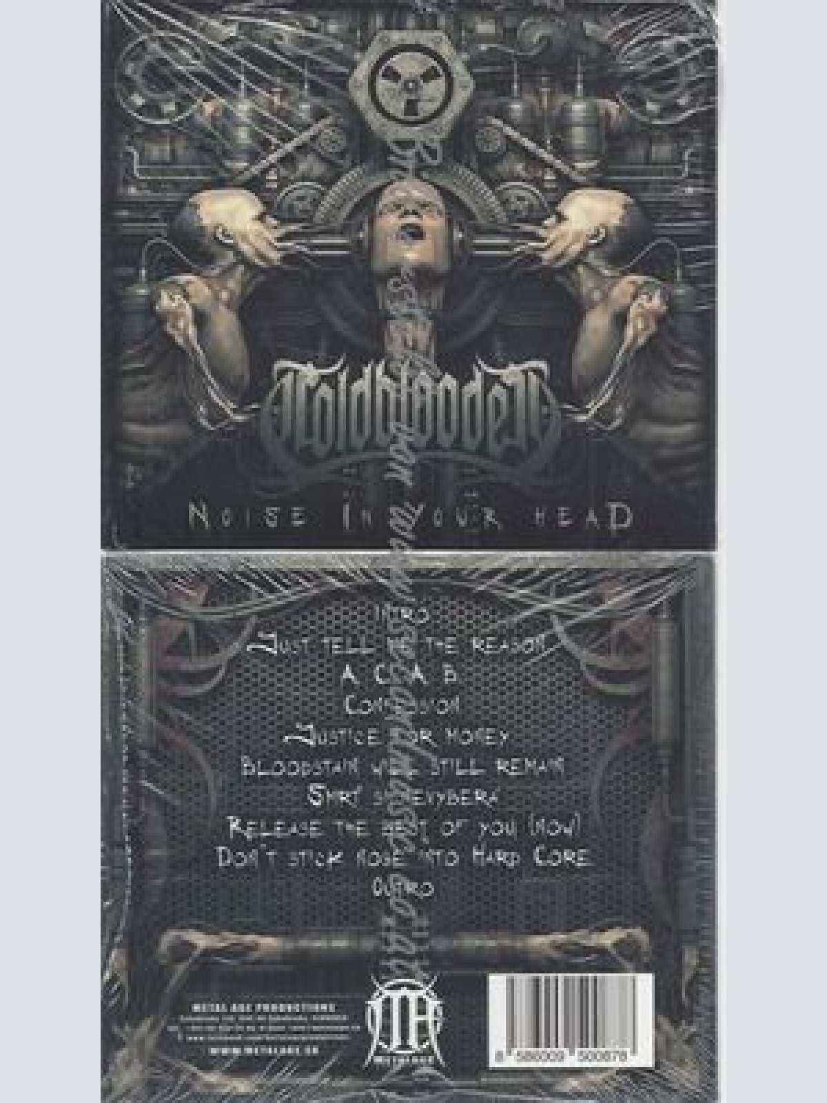CD--COLDBLOODED--NOISE IN YOUR HEAD