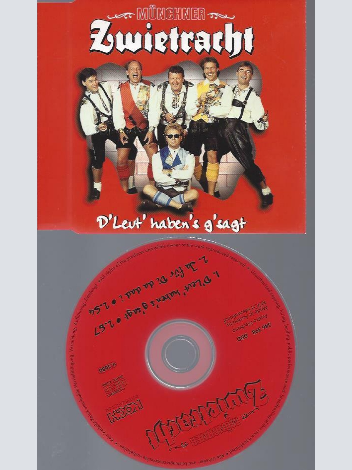 CD --Münchner Zwietracht D'Leut haben's g'sagt  // Maxi