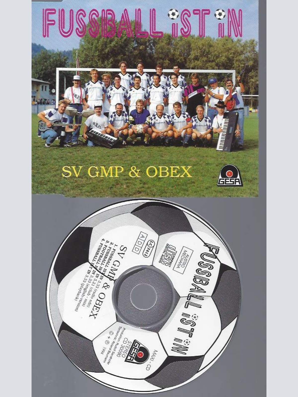 CD -SV GMP & Obex  Fussball ist in