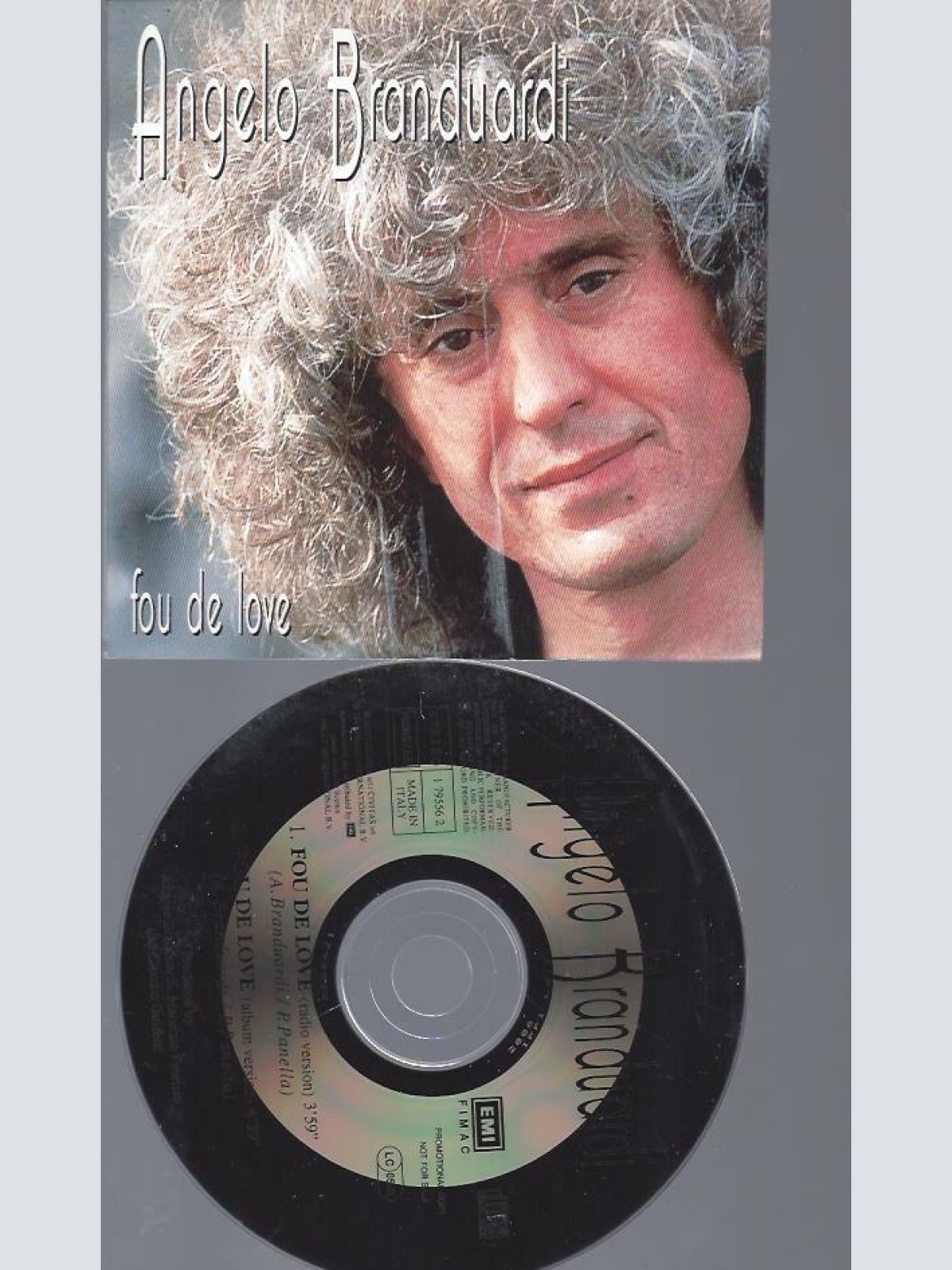 CD --Angelo Branduardi fou de love  / Maxi  Promo