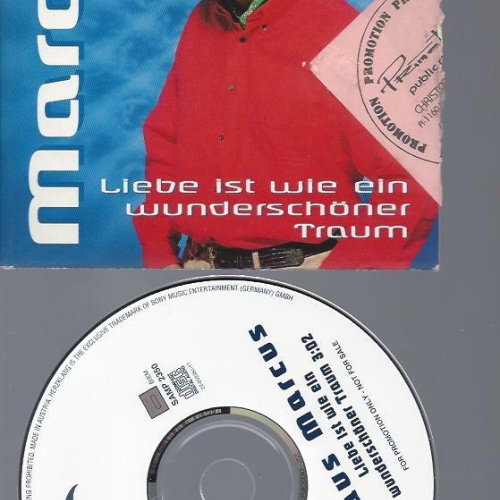 CD -Claus Marcus Liebe ist wie ein wunderschöner Traum  // Promo