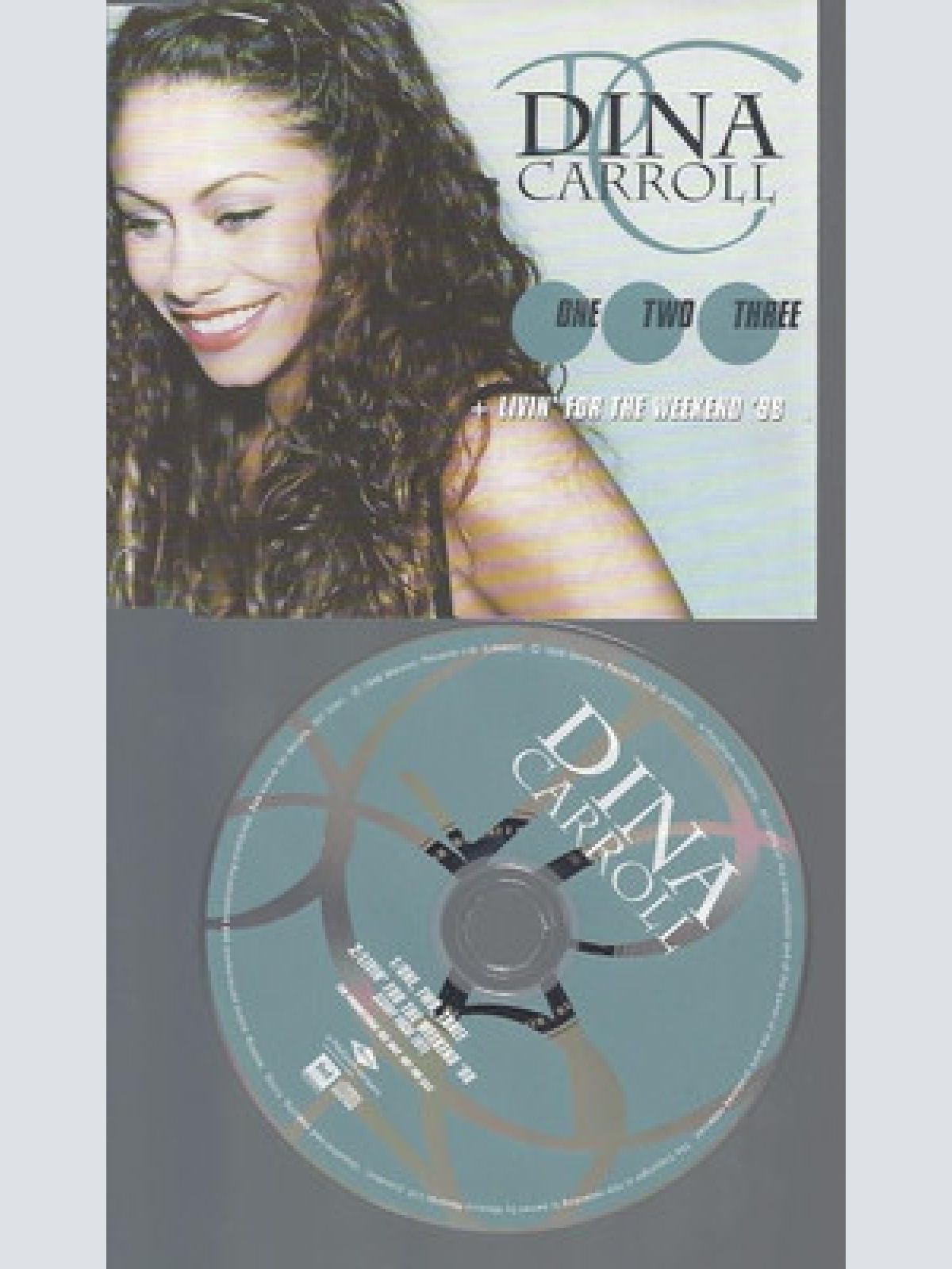 CD--DINA CARROLL ONE TWO THREE--PROMO
