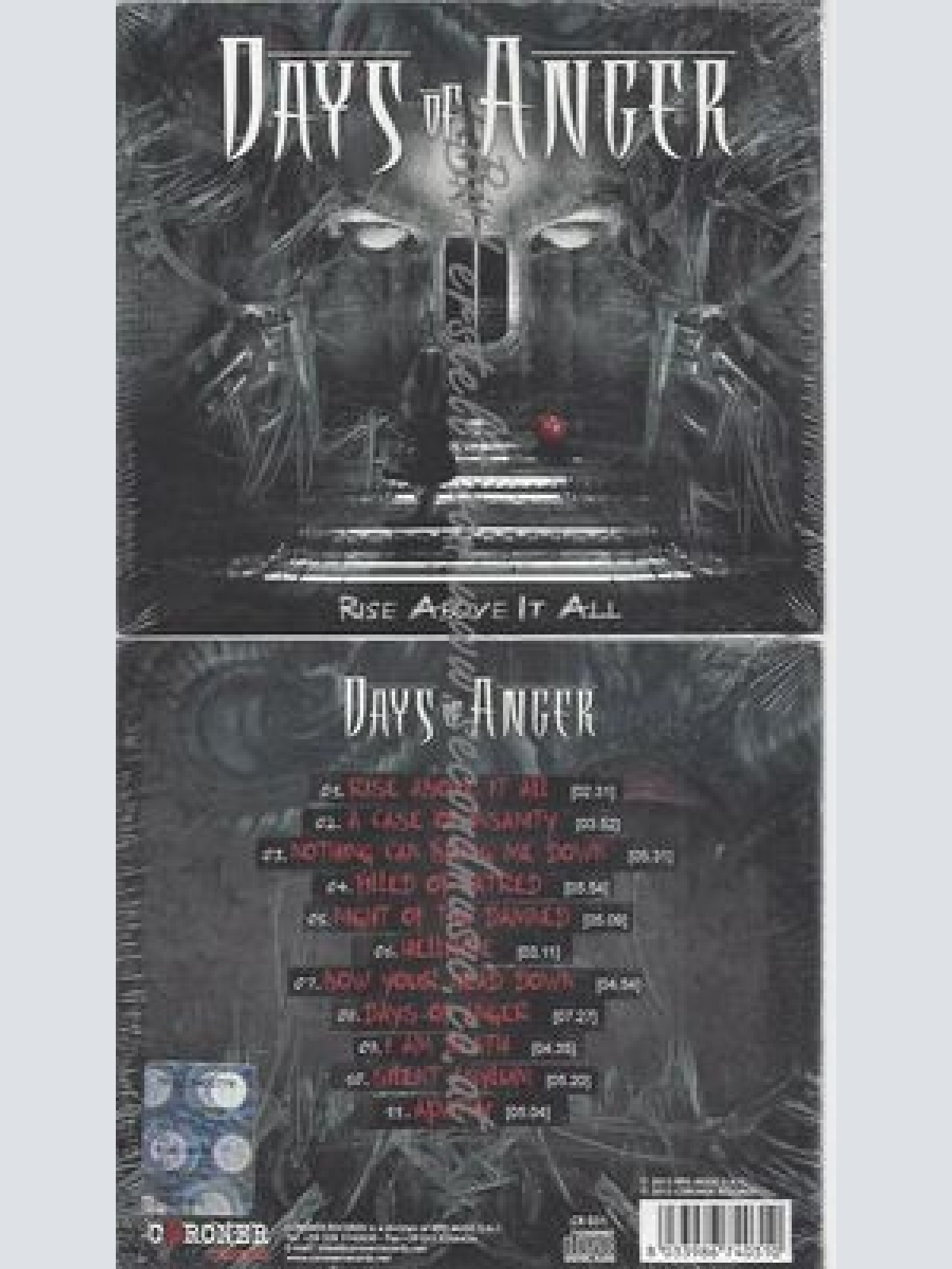 CD--DAYS OF ANGER--RISE ABOVE IT ALL