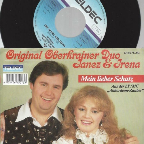7" Das Original Oberkrainer Duo Janez & Irena – Mein Lieber Schatz