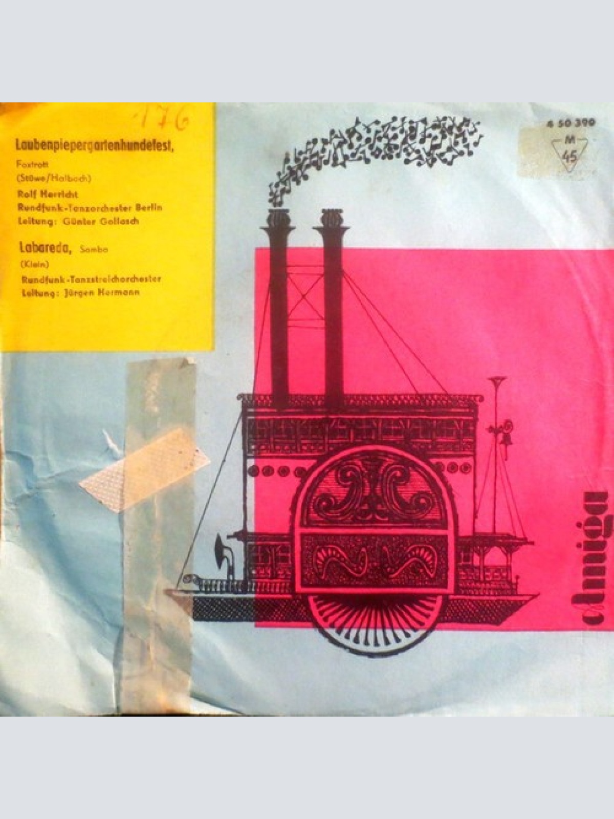 7", Single, Mono Rolf Herricht / Rundfunk-Tanzstreichorchester Berlin - Laube...