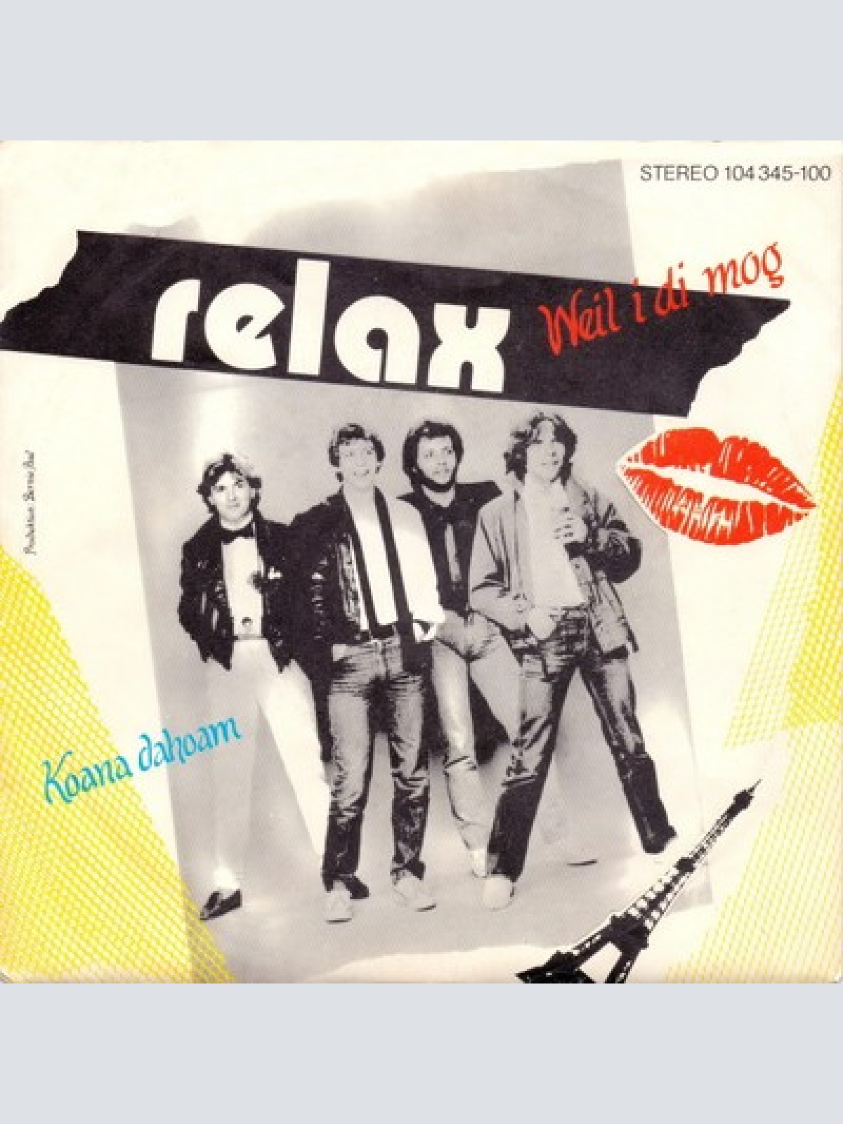 7", Single Relax (2) - Weil I Di Mog / Koana Dahoam