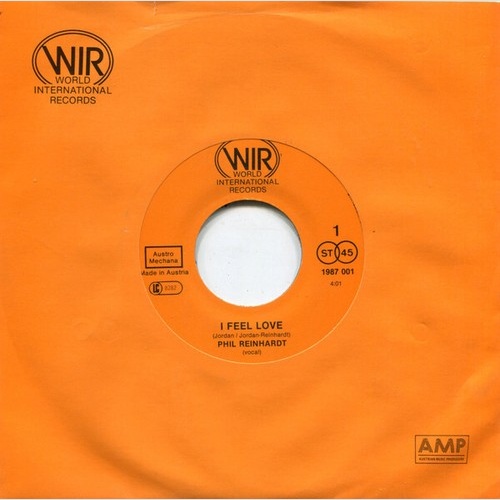 7", Single Phil Reinhardt - I Feel Love