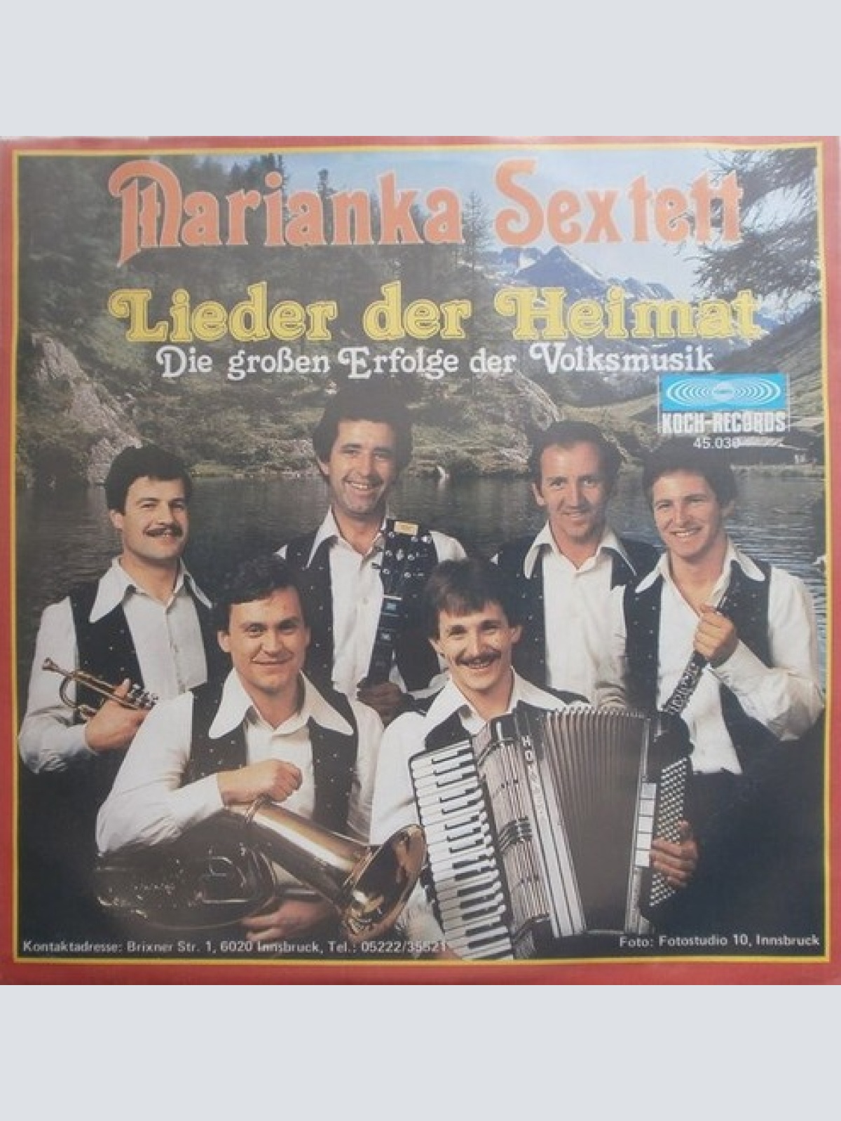 7", Single Marianka Sextett - Lieder Der Heimat