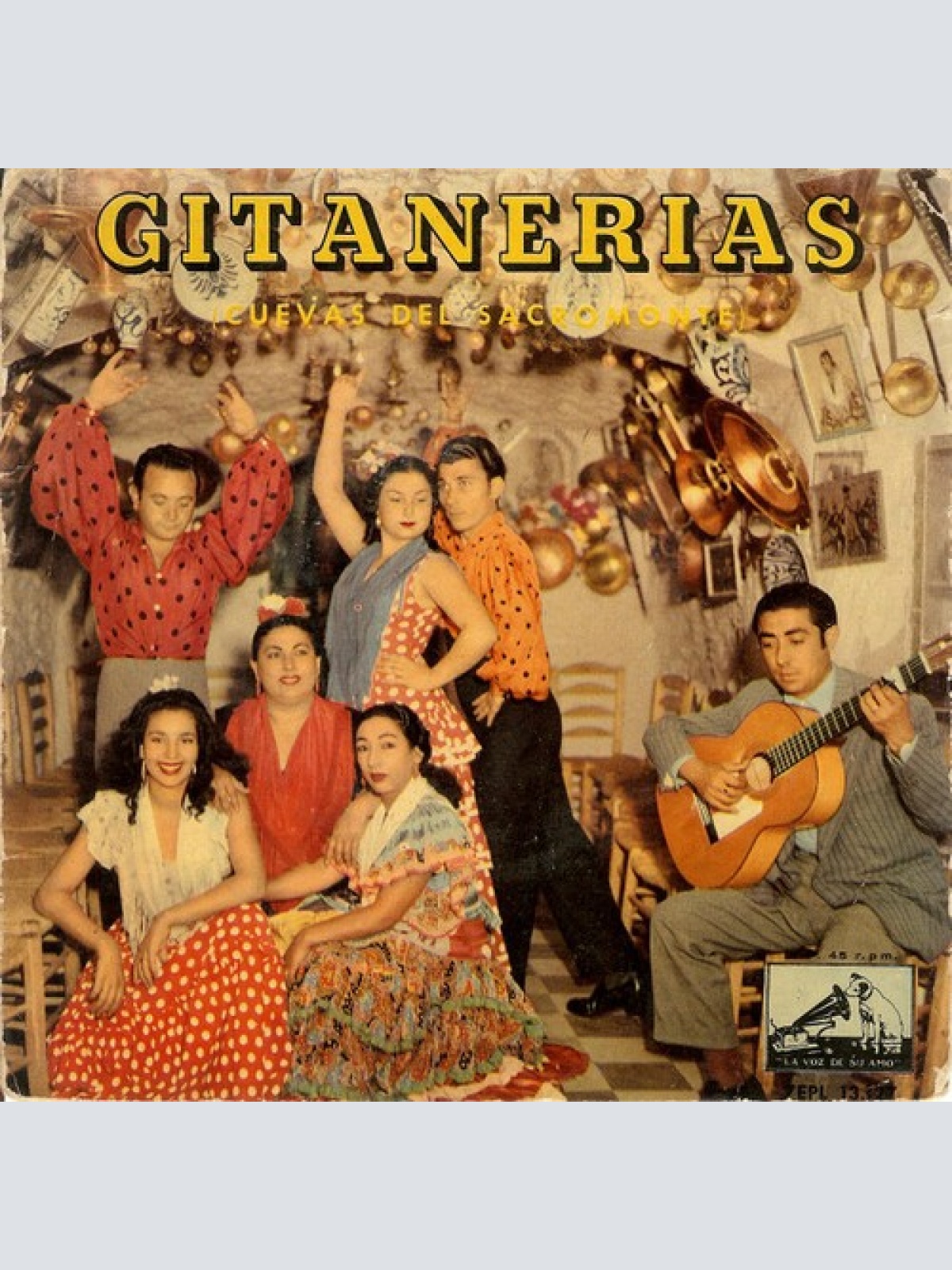 7", EP, Mono Cuadro Gitano "La Coja" - Gitanerias - Cuevas Del Sacromonte