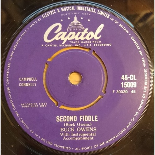 7", Single Buck Owens - Second Fiddle