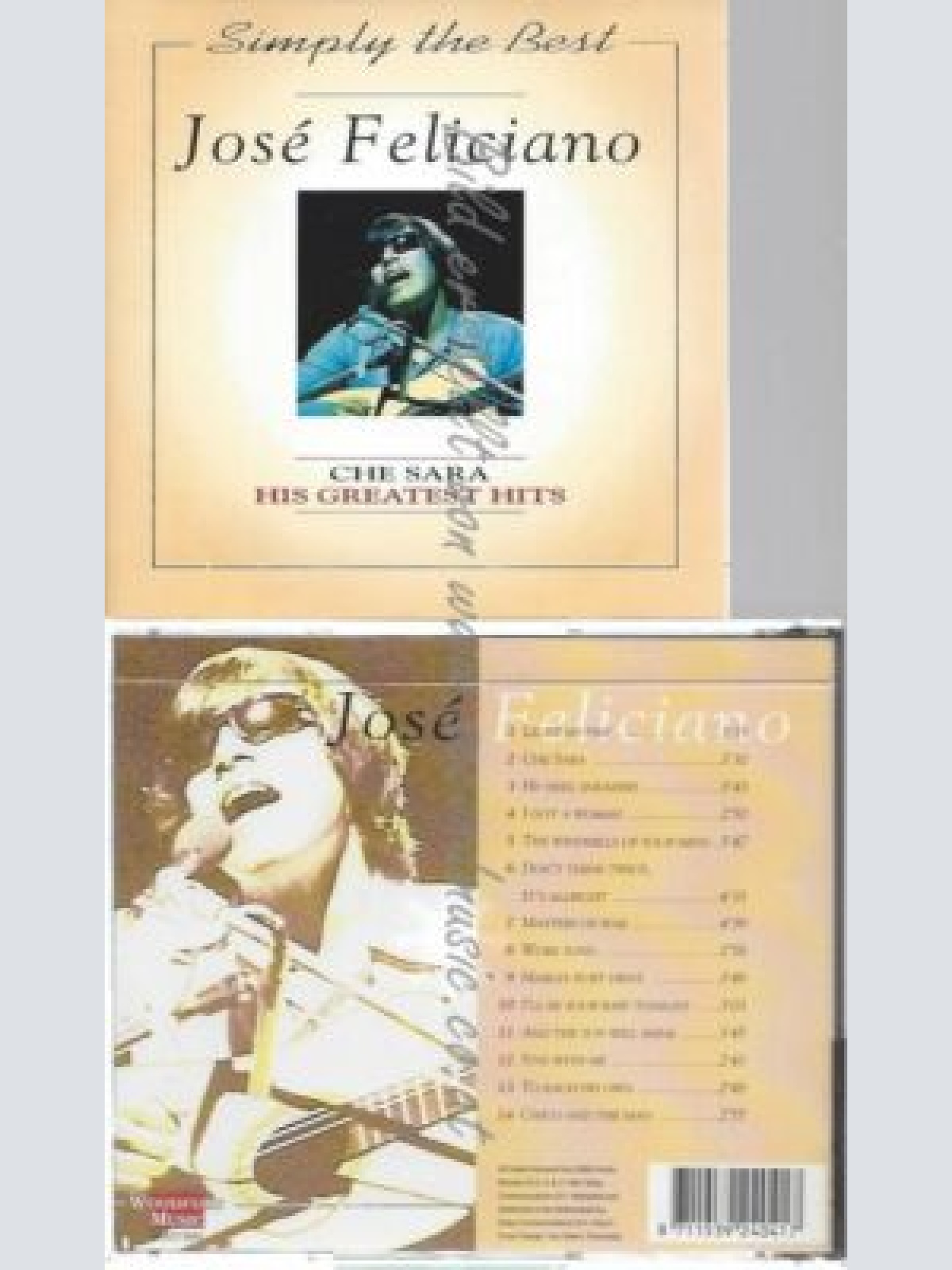CD--JOSE FELICIANO | --SIMPLY THE BEST:GREATEST HITS