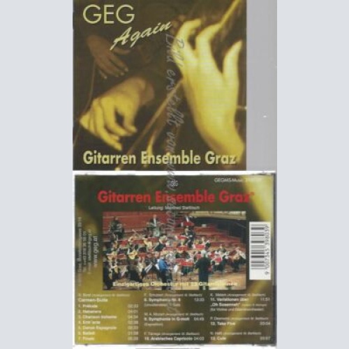CD--MANFRED STEFLITSCH--GITARREN ENSEMBLE GRAZ - GEG AGAIN -