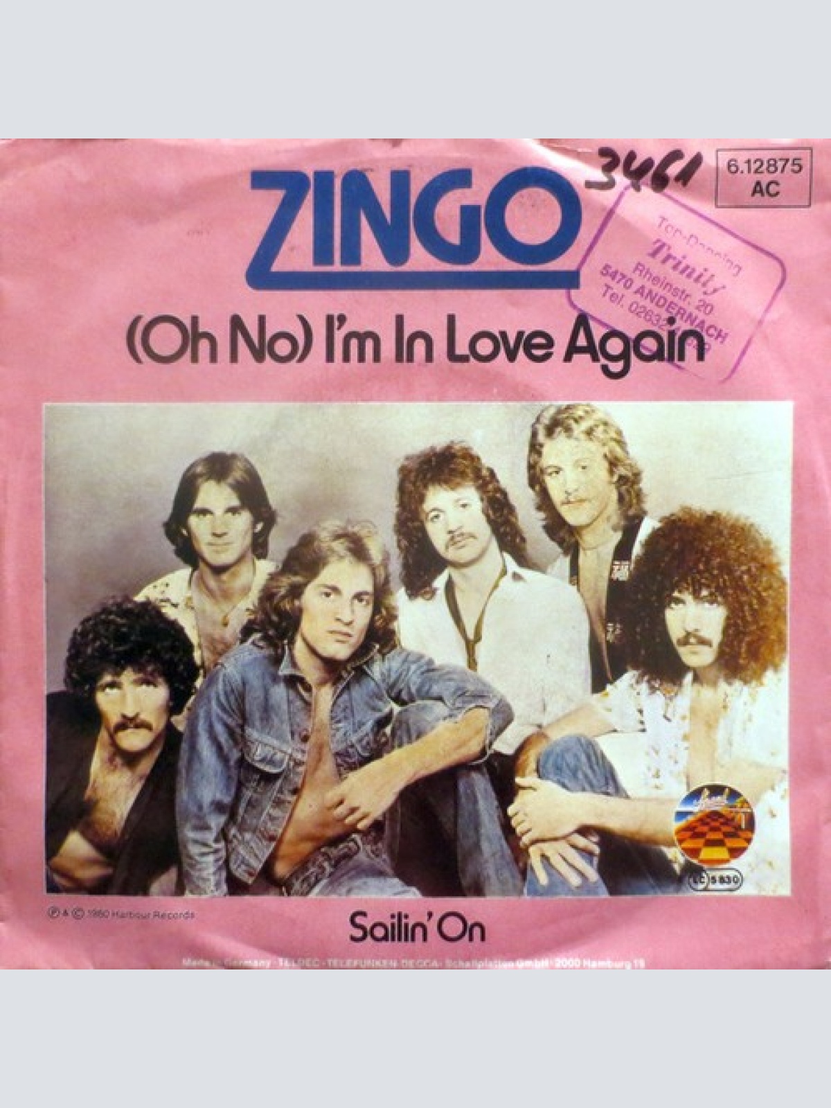 7", Single, Promo Zingo - (Oh No) I'm In Love Again