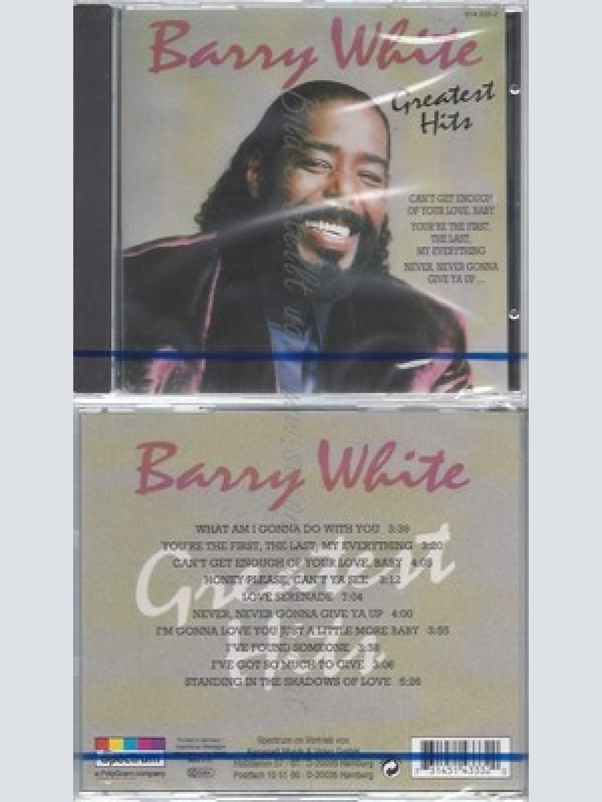 CD--NM-SEALED-BARRY WHITE -1998- -- GREATEST HITS