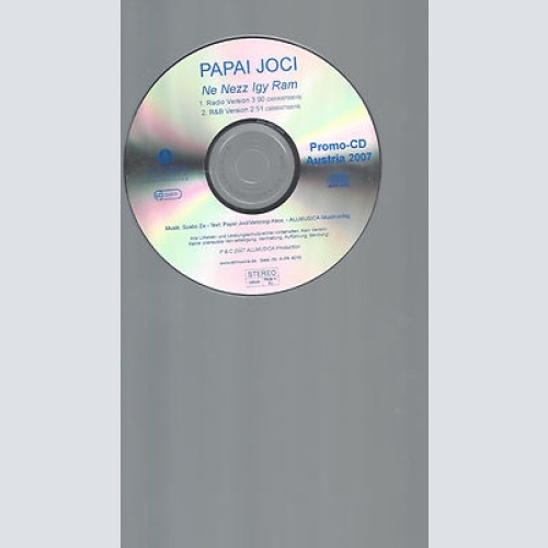 CD-PAPAI JOCI NE NEZZ IGY RAM--PROMO