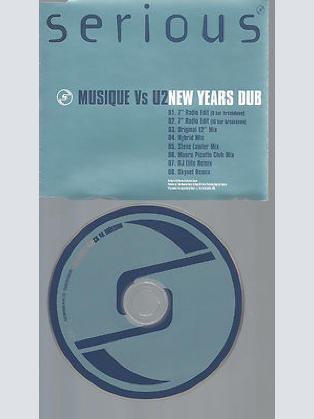 CD-MUSIQUE VS U2 NEW YEARS DUB--PROMO
