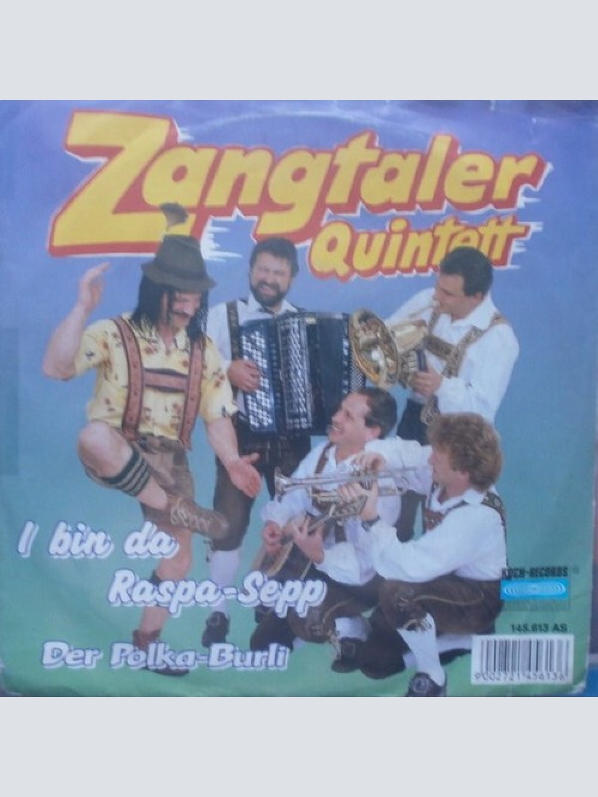 7", Single Zangtaler Quintett - I Bin Da Raspa-Sepp (Alpen-Reggae-Jodelsong)