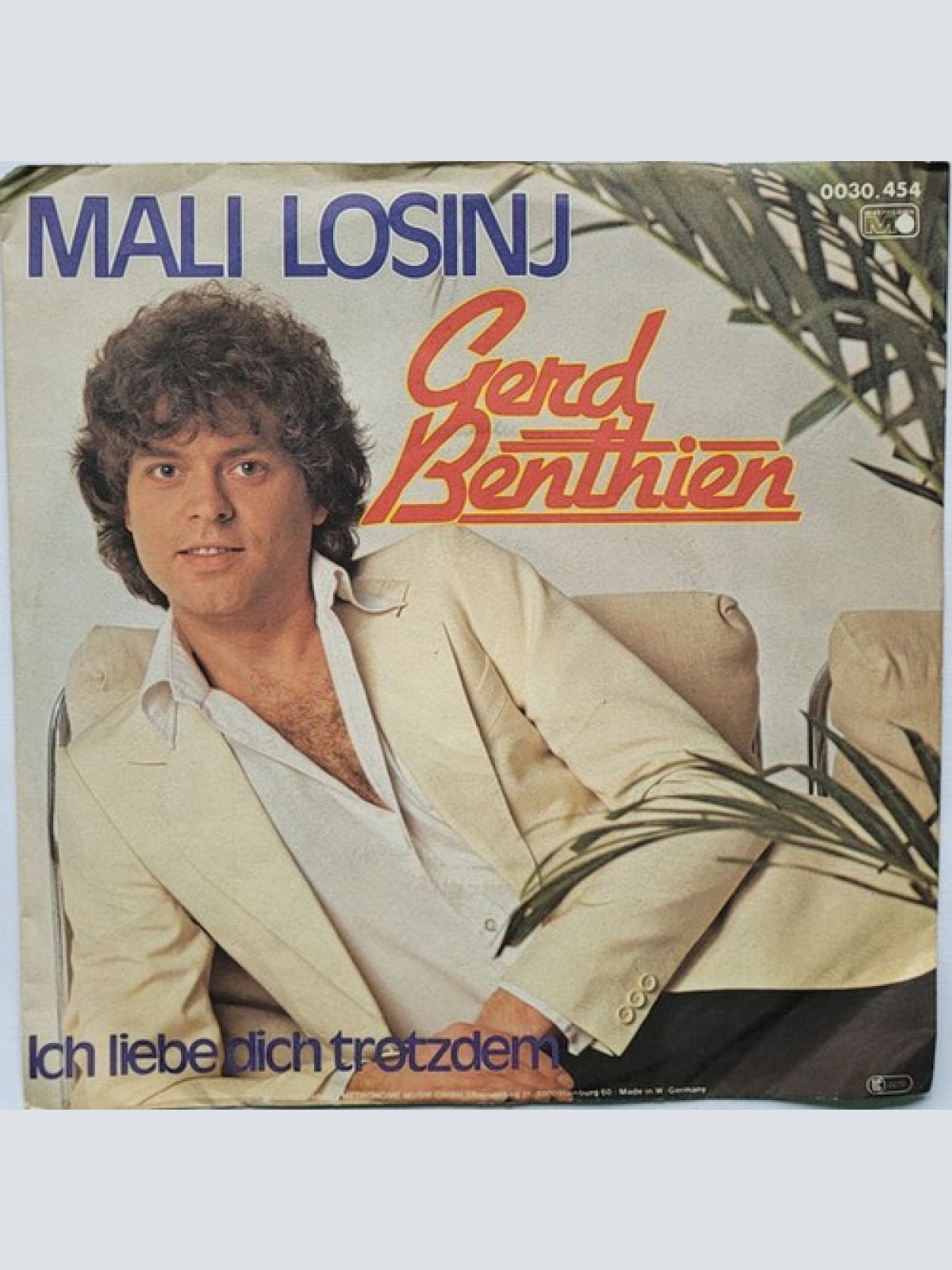 7" Gerd Benthien - Mali Losinj / Ich Liebe Dich Trotzdem