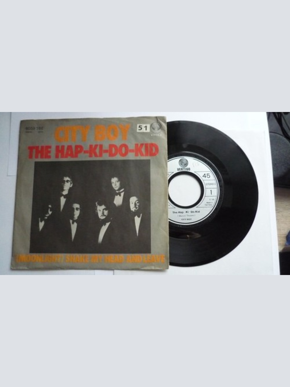 7", Single City Boy - Hap-Ki-Do Kid