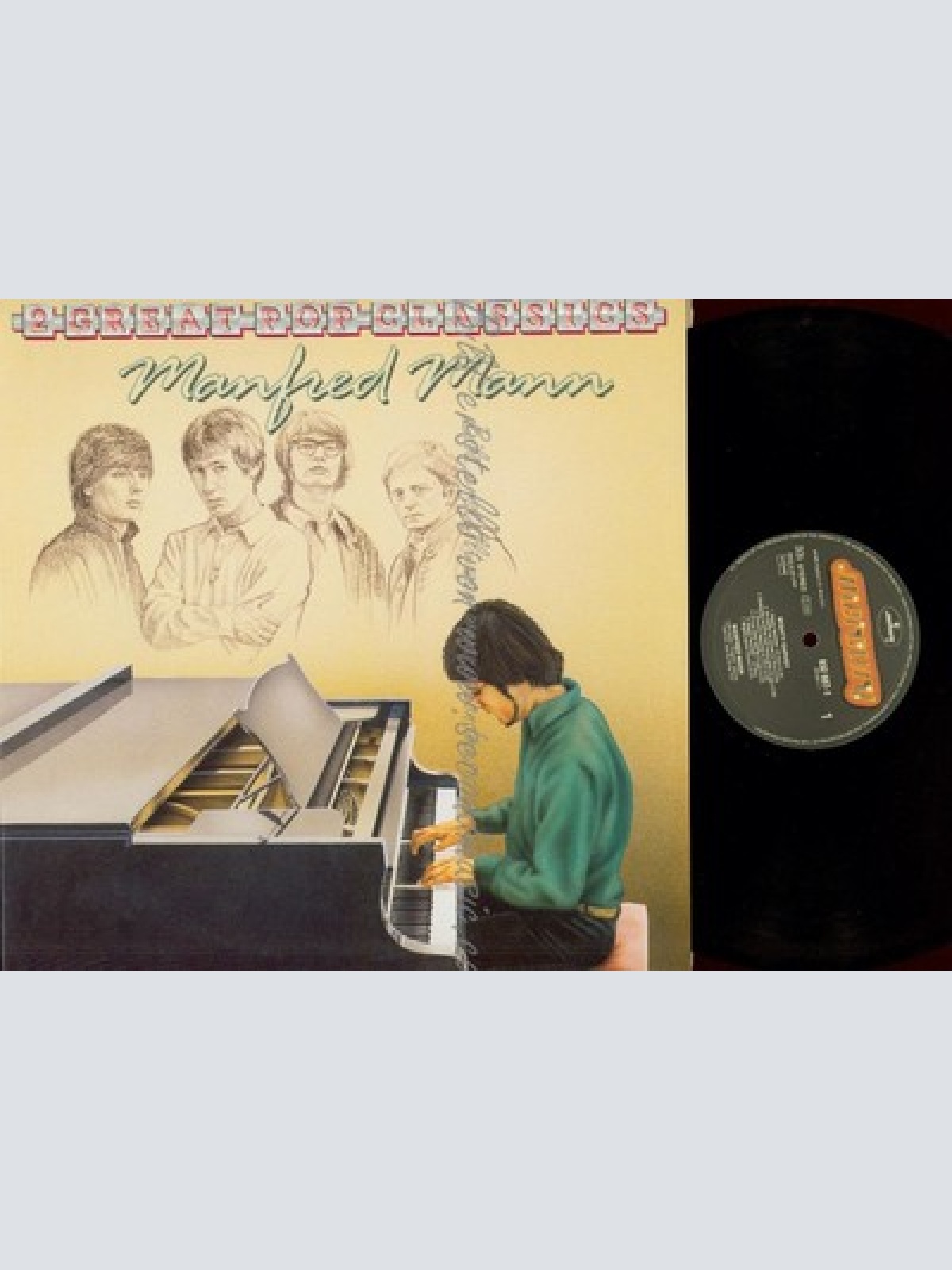 DLP--MANFRED MANN--2 GREAT POP CLASSICS