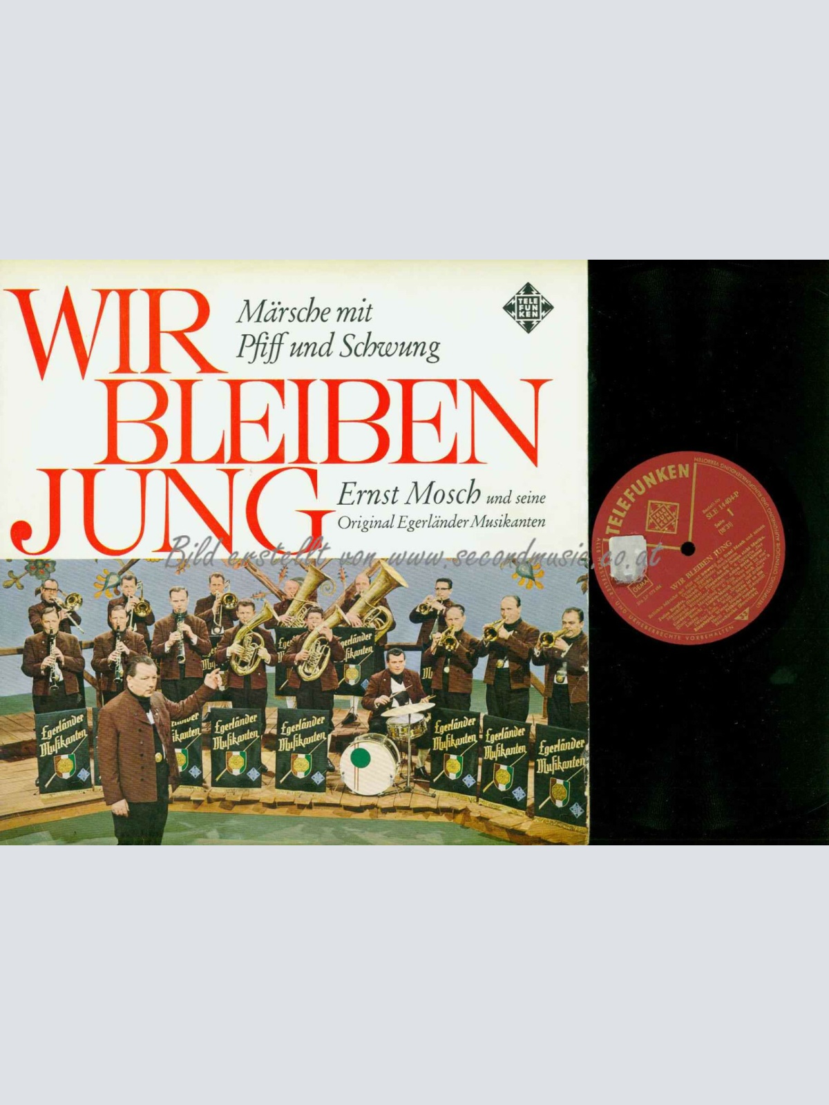LP--Ernst Mosch  .. Wir Bleiben Jung