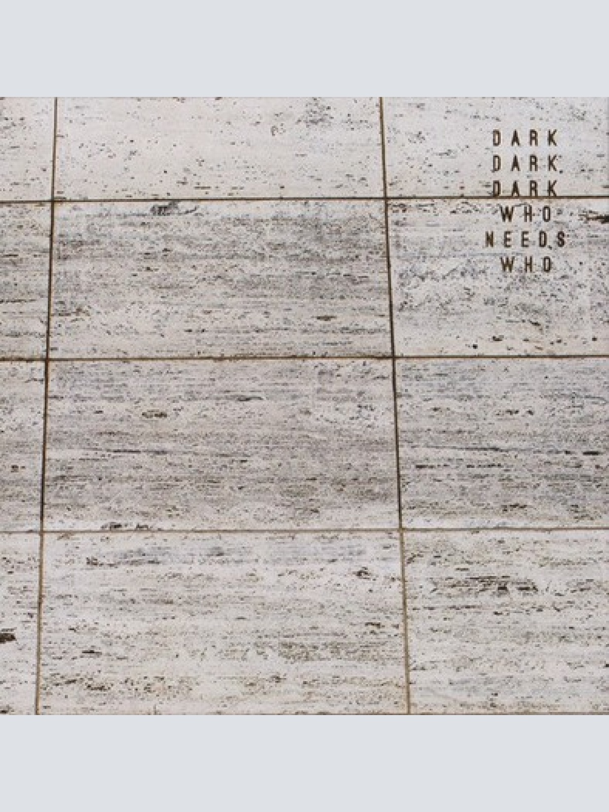 CD, Album, Gat Dark Dark Dark - Who Needs Who