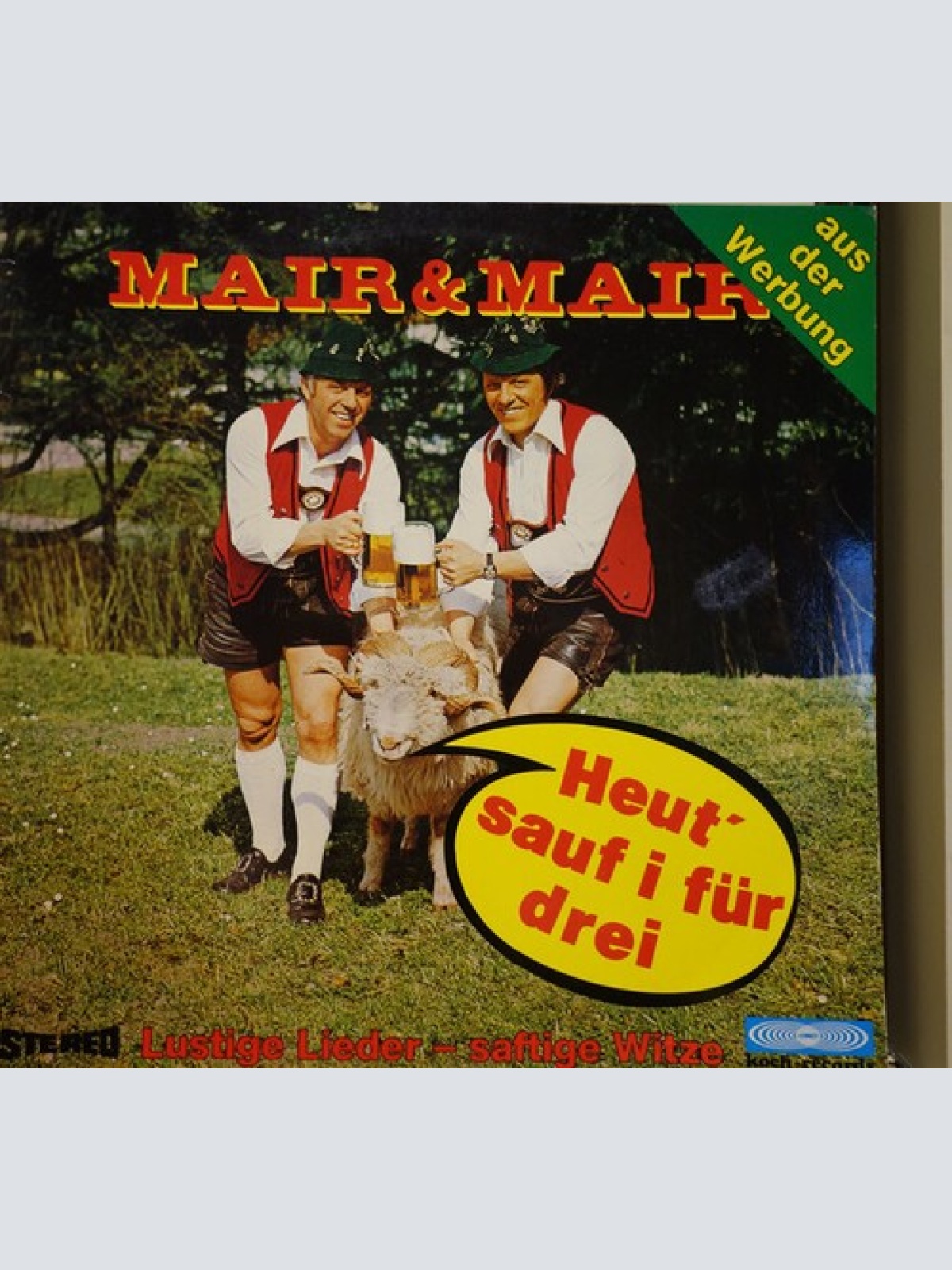 LP, Album Mair & Mair - Heut' Sauf I Für Drei