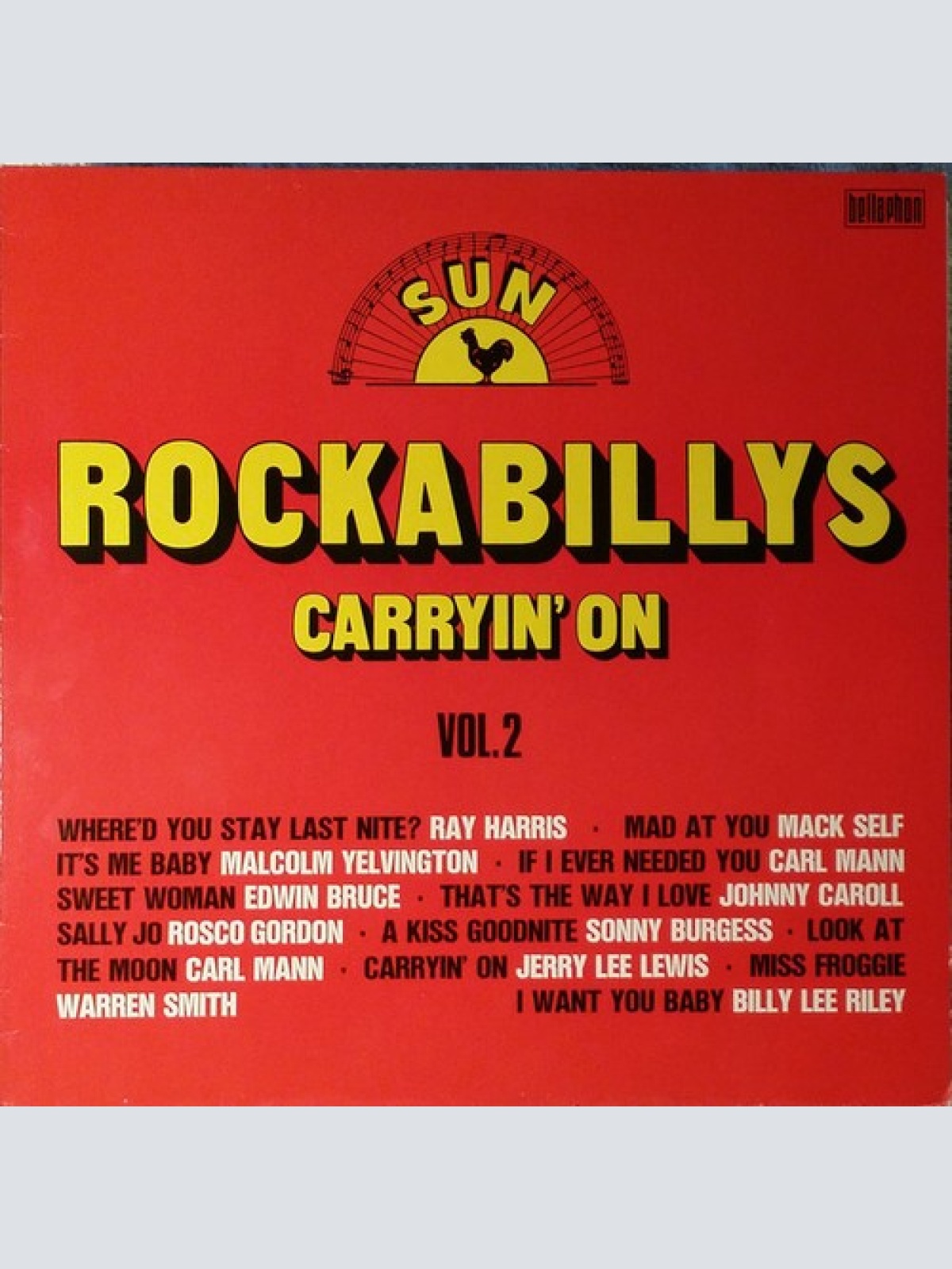 LP, Comp Various - Sun Rockabillys Vol. 2 Carryin' On