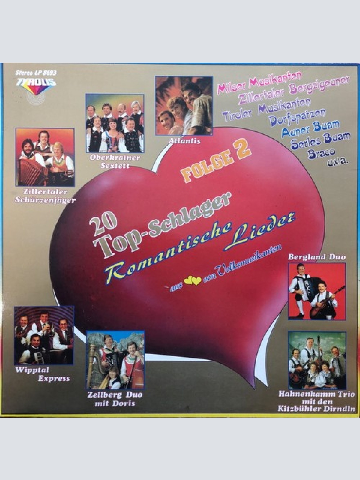 LP, Comp Various - 20 Top Schlager - Romantische Lieder Aus ♥♥ Von Volksmusik...