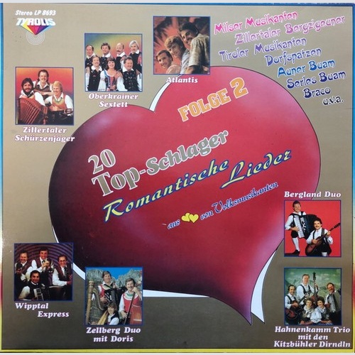 LP, Comp Various - 20 Top Schlager - Romantische Lieder Aus ♥♥ Von Volksmusik...