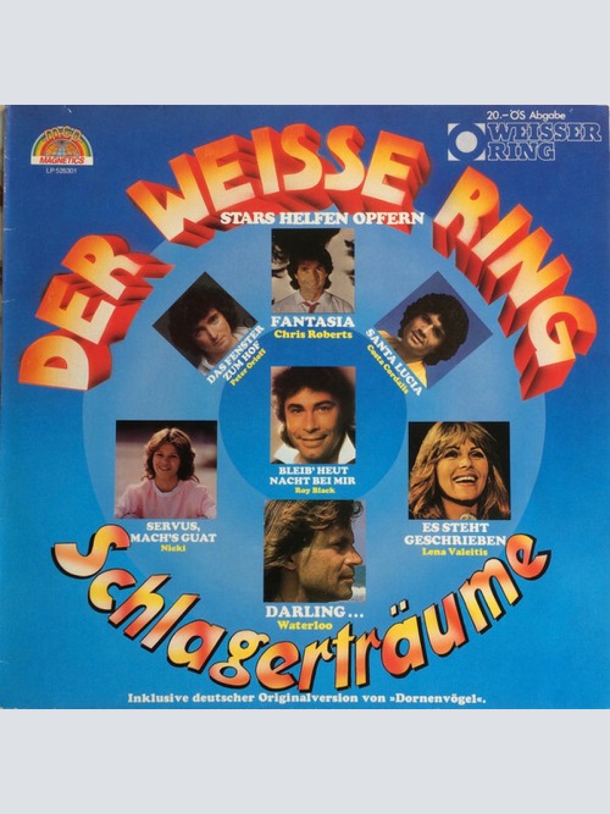 LP, Comp Various - Der Weisse Ring - Schlagerträume