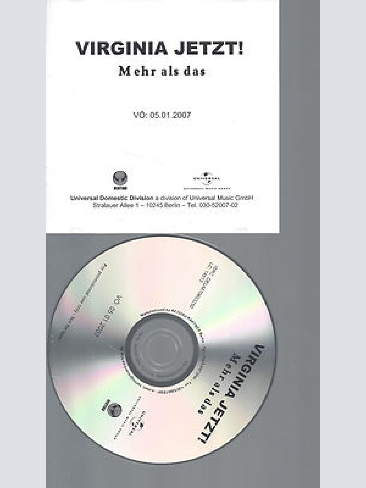 CD-VIRGINA JETZT MEHR ALS DAS -PROMO