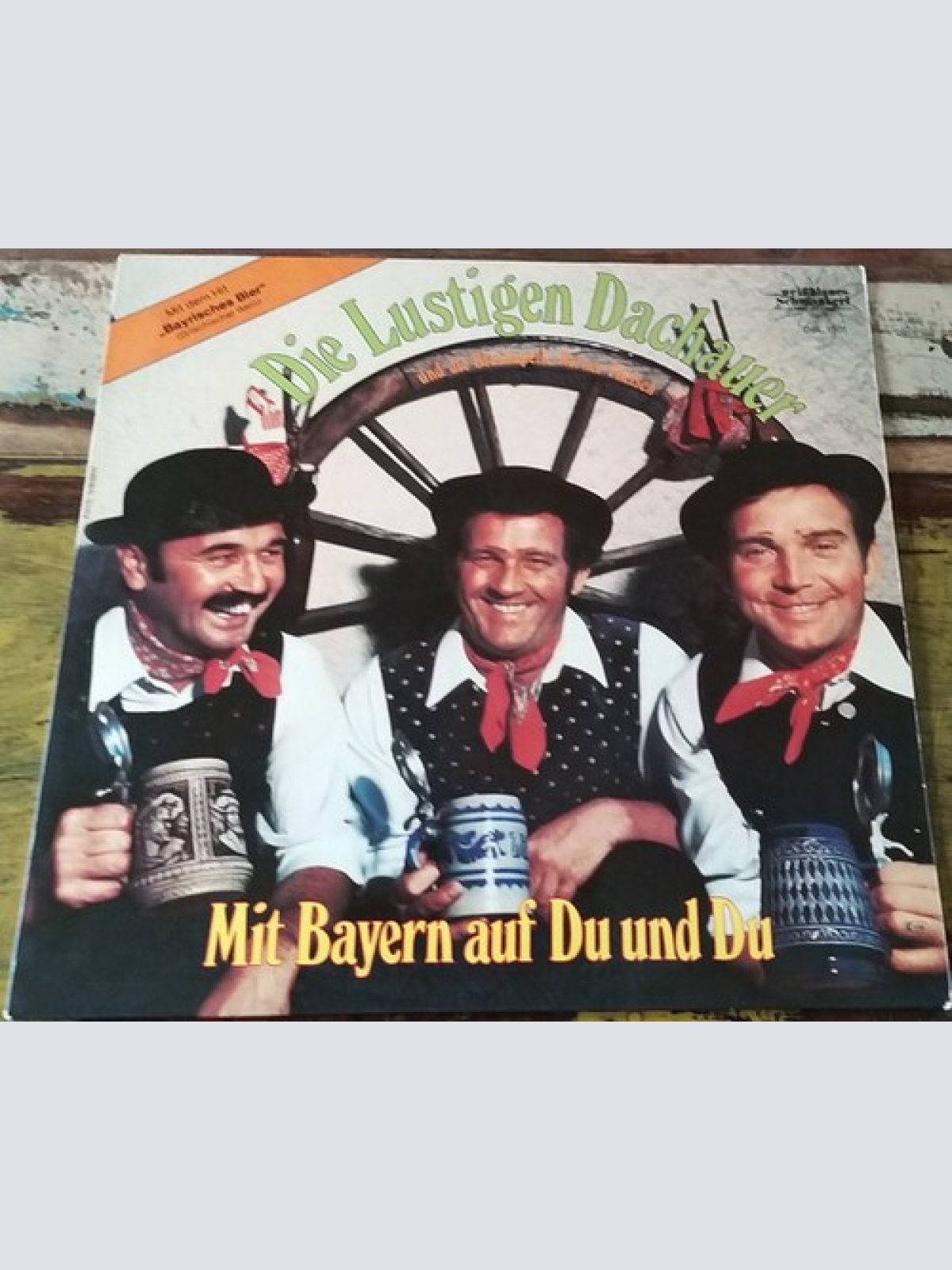LP Die Lustigen Dachauer Buam - Mit Bayern Auf Du Und Du