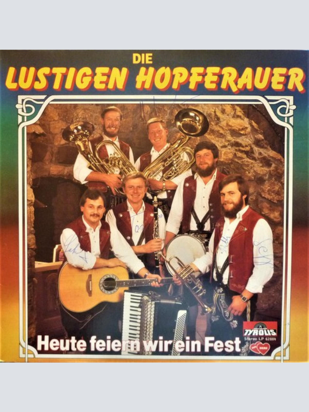 LP Die Lustigen Hopferauer - Heute Feiern Wir Ein Fest