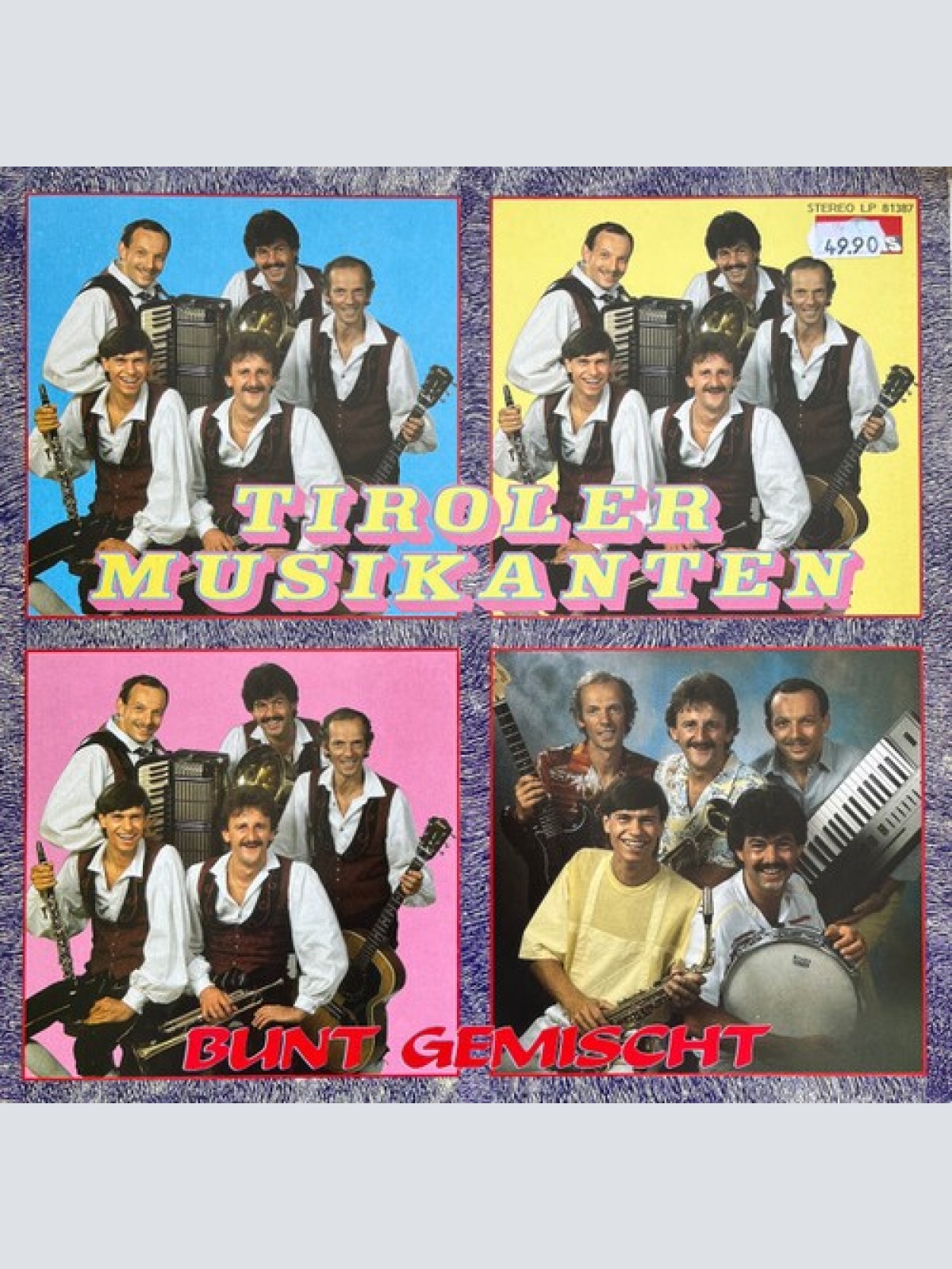 LP, Album Tiroler Musikanten (2) - Bunt Gemischt