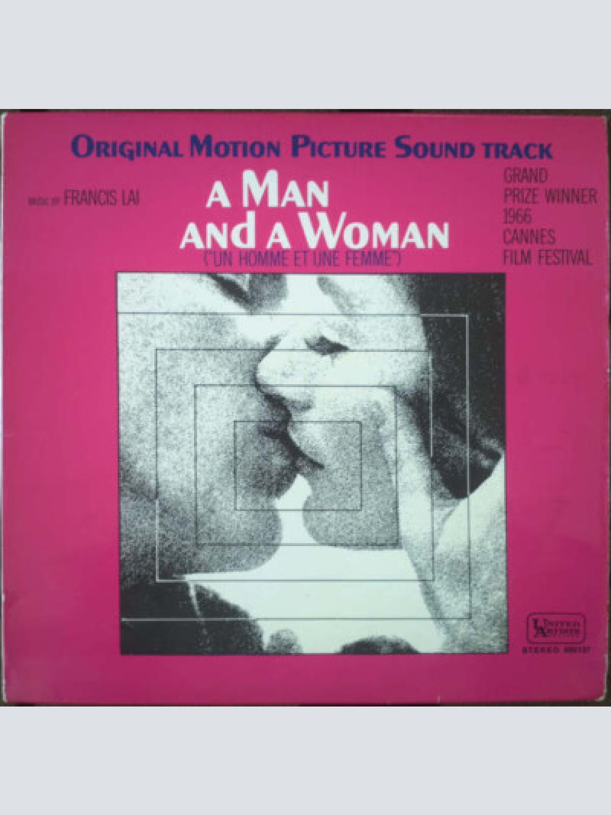LP, Album Francis Lai - A Man And A Woman (Original Motion Picture Soundtrack)