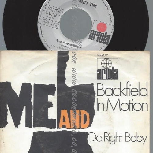 7"   Mel And Tim  Backfield In Motion
