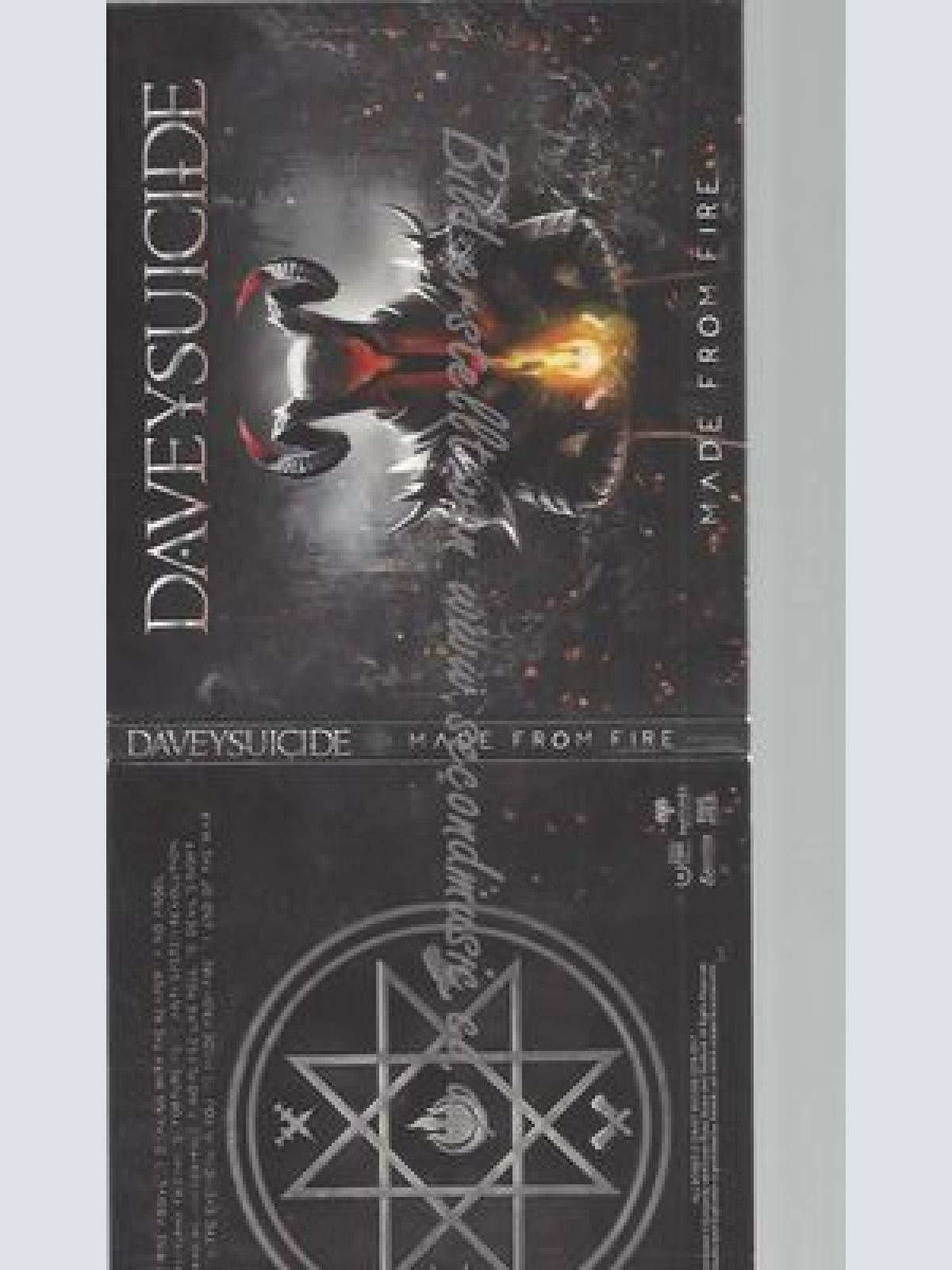 CD--DAVEY SUICIDE--MADE FROM FIRE