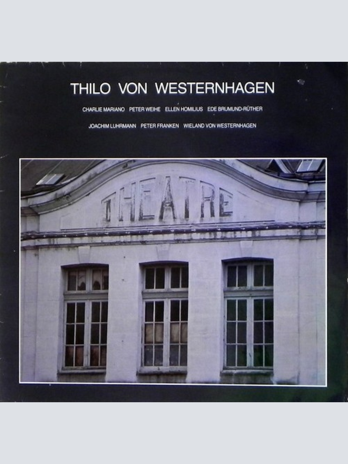 LP, Album Thilo Von Westernhagen - Theatre
